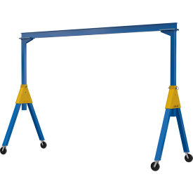 Vestil Fixed Steel Knock Down Gantry Crane w/ Glass Filled Nylon Casters 15W x 10H 2000 lb. Cap 