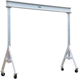 Vestil Adjustable Height Aluminum Gantry Crane 15W x 8-3/16H Phenolic Casters 6000 lb. Capacity 