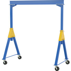 Vestil Fixed Steel Knock Down Gantry Crane with Phenolic Casters 10W x 10-1/16H 6000 lb. Cap 