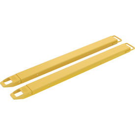 Vestil™ Steel Fork Extensions 4"W x 60"L 4000 lb. Capacity Yellow