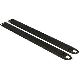 Vestil Steel Fork Extensions 6"W x 84"L 4000 lb. Capacity Black 