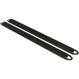 Vestil Steel Fork Extensions 5"W x 96"L 4000 lb. Capacity Black 