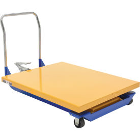 Vestil™ Steel Foot Pump Powered Scissor Cart 48" x 40" Platform 1000 lb. Capacity
