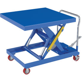 Vestil™ Steel Scissor Lift Table Foot Pump 42-3/8" x 42-3/8" Platform 2000 lb. Capacity
