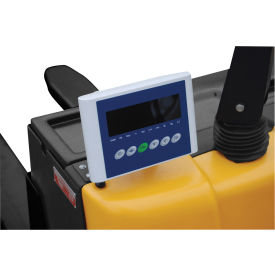Vestil Electric Pallet Truck with Scale 3000 lb. Capacity 25"W x 47"L Forks 