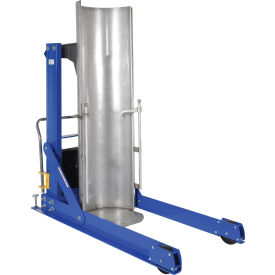 Vestil™ Stainless Steel Portable Hydraulic Drum Dumper 48" Dump Height 750 lb. Capacity