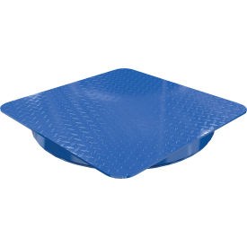 Vestil Steel Manual Carousel 4000 lb. Capacity 48" x 48" Square Tread Top Plate 