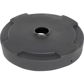 Vestil Low Density Polyethylene Drum Recycling Lid For 55 Gallon Closed Head Drum Black 