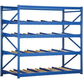 Vestil Carton Flow Rack 4 Levels 96"W x 48"D x 84"H 