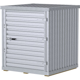 Vestil™ Galvanized Steel Storage Building 60"W x 73-1/4"H Door 1800 lb. Cap. Gray