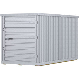 Vestil™ Galvanized Steel Storage Building 60"W x 73-1/4"H Door 3600 lb. Cap. Gray