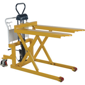 Vestil™ Steel Tote-A-Load Ergonomic Foot Pump 2200 lb. Capacity 34-3/16"W x 64-9/16"L