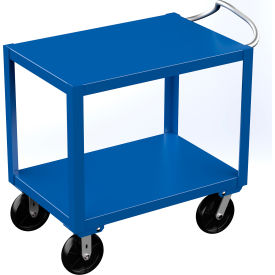 Vestil Steel Platform Heavy Duty Ergo Handle Cart 4000 lb. Cap. 42-7/8"L x 24-1/2"W x 41"H 