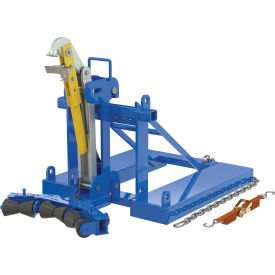 Vestil™ Steel Automatic Eagle Beak 1 Drum with Rollers 1000 lb. Capacity Blue