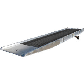 Vestil Aluminum/Steel Yard Ramp Grating 360L x 95"W 16000 Lb. Capacity Silver 