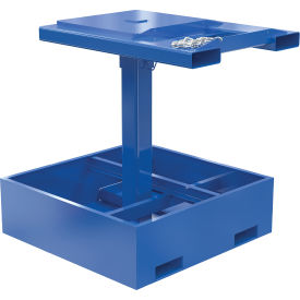 Vestil Steel Trash Bin Compactor Filled Weight Empty 2000 lb. Capacity 