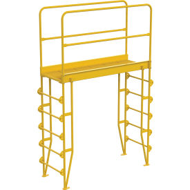 Vestil 6 Step Vertical Crossover Ladder 77-1/16" L x 28-11/16"W x 114-5/8"H 