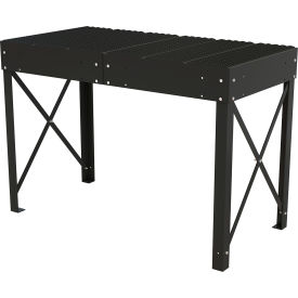 Vestil Steel Personnel Work Platform 60" Tall 36-1/8"W x 72-1/4"L Black 