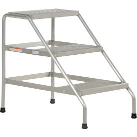 Aluminum Step Stand - 3 Step - Welded - SSA-3
