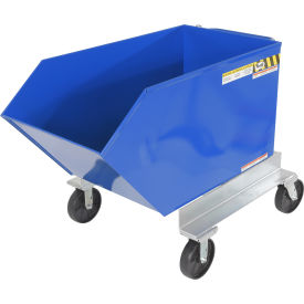 Steel Portable Tilt Refuse Hopper P-HOP-0.5 1/2 Cu. Yd. Capacity