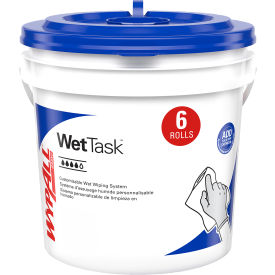 Kimtech Wipers For Wettask System 12 x 12-1/2 90/Roll 6 Rolls/Carton - 06411