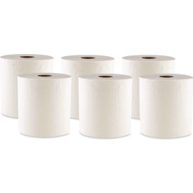 Boardwalk® Hard Wound Towel 1-Ply 8"W x 700L White 6 Rolls/Case 