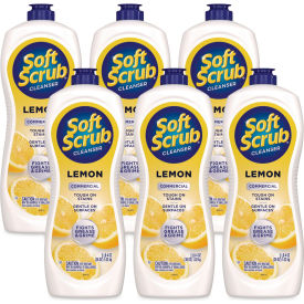 Soft Scrub® All Purpose Surface Cleanser Commercial Lemon Scent 36 oz Bottle 6/Carton