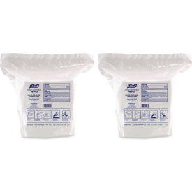 PURELL® Hand Sanitizing Wipes 6x8 Fresh Citrus Scent White 1200/Refill Pouch 2 Refills/CT