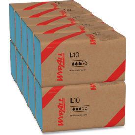 WypAll® L10 Windshield Towels 1-Ply 9.1 x 10.25 Light Blue 224/Pack 10 Packs/Carton