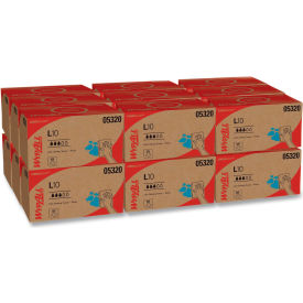 WypAll® L10 Towels POP-UP Box 1-Ply 9 x 10.5 White 125/Box 18 Boxes/Carton