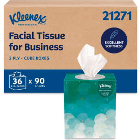 Kleenex® Professional Facial Tissue Pop-Up Box 2-Ply 90 Sheets/Box 6 Boxes/Pack