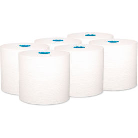 Kleenex® Hard Roll Paper Towels w/ Premium Absorbency Pockets 1-Ply 7-1/2"W x 700'L 6 Rolls