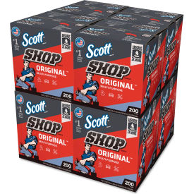Scott Shop Towels Blue Double Recrepe10" X 13" 8 Boxes/Case - KCM75190
