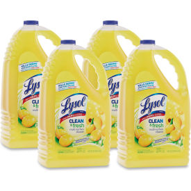 Lysol Clean and Fresh Multi-Surface Cleaner Sparkling Lemon&Sunflower Essence 144 oz. Bottle 4/CS