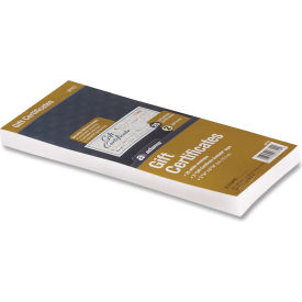 Adams® Gift Certificate 2-Part Carbonless White/Canary 8-1/2" x 3-3/8" 25/Pack