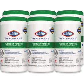 Clorox® Healthcare® Cleaner Disinfectant Wipes Unscented 155 Wipes/Pack 6 Pack/Carton