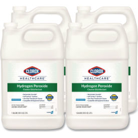 Clorox® Healthcare® Hydrogen-Peroxide Disinfectant Cleaner 1 Gal. Cap. Bottle Pack of 4
