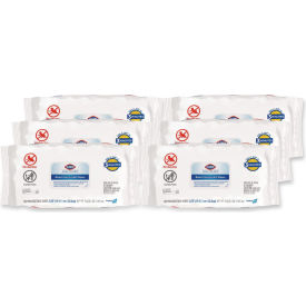 Clorox Healthcare® Bleach Germicidal Wipes 1-Ply 6.75" x 9" (6) 100 Wipes/Flat Pack