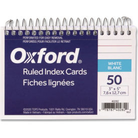 Oxford® Spiral Index Cards 40282 3" x 5" White 1 Each