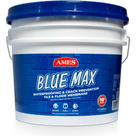 AMES RESEARCH LABORATORIES INC-114249 BMX3.5TILE AMES BLUE MAX Liquid Rubber Waterproofer - Tile Grade 3.5 Gallon Pail image.