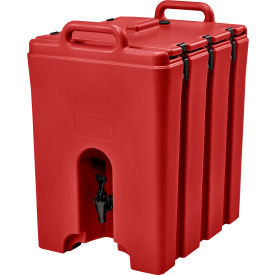 Cambro 1000LCD158 - Camtainer Beverage Dispenser Insulated 11-3/4 Gal. 20-3/4x16-1/4x24-3/4 Red