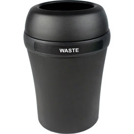 Busch Systems Infinite Elite Trash Can, 37.5 Gallon, Black