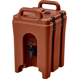 Cambro 100LCD402 - Camtainer Beverage Carrier 1-1/2 Gallon / Insulated / Brick Red