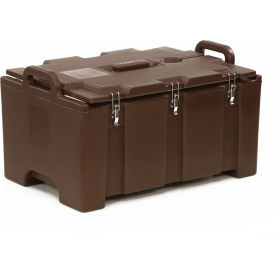 Cambro 100MPC131 - Food Pan Carrier for 12" x 20" Pans 18 x 26-3/4 x 15 Cap. 40 Qts. Dark Brown