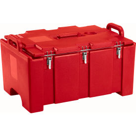 Cambro 100MPC158 - Food Pan Carrier for 12" x 20" Food Pans 18 x 26-3/4 x 15 Cap. 40 Qts. Red