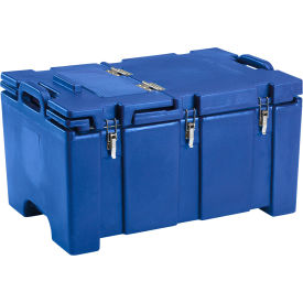 Cambro 100MPCHL186 - Food Pan Carrier for 12" x 20" Food Pans 18 x 26-3/4 15-1/2 40 Qt Navy Blue