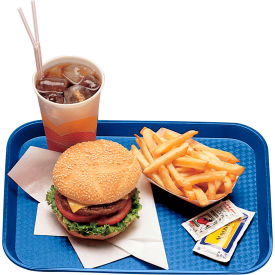 Cambro 1014FF186 - Tray Fast Food 10" x 14"  Navy  Blue