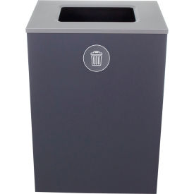 Busch Systems Spectrum Cube XL Trash Can, 32 Gallon, Grey
