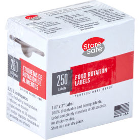 Cambro® Biodegradable Food Rotation Label 2"L x 1-1/4"W White
