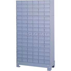 Durham Mfg Co. 022-95 Durham Steel Drawer Cabinet 022-95 - With 96 Drawers 34-1/8"W x 12-1/4"D x 62-1/2"H image.